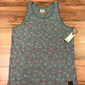 Rip Curl Blue Flamingo Tank Top